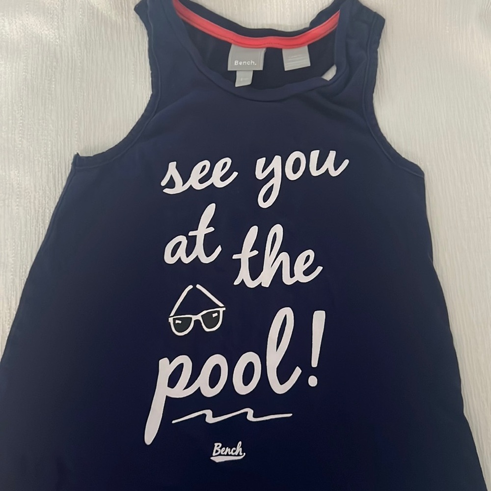 4/$15 BENCH Girls Tank Top see  you at the pool